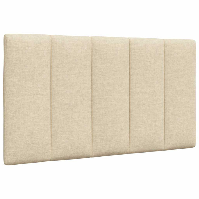 Pat cu saltea, Hanko, crem, 90x200 cm, textil WALTI