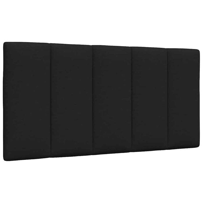 Pat cu saltea, Hanko, negru, 100x200 cm, textil WALTI