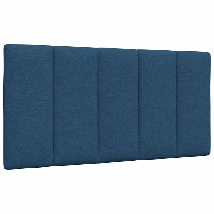 Pat cu saltea, Hanko, albastru, 100x200 cm, textil - WALTI WALTI