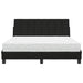 Pat cu saltea, Hanko, negru, 120x200 cm, textil - WALTI WALTI