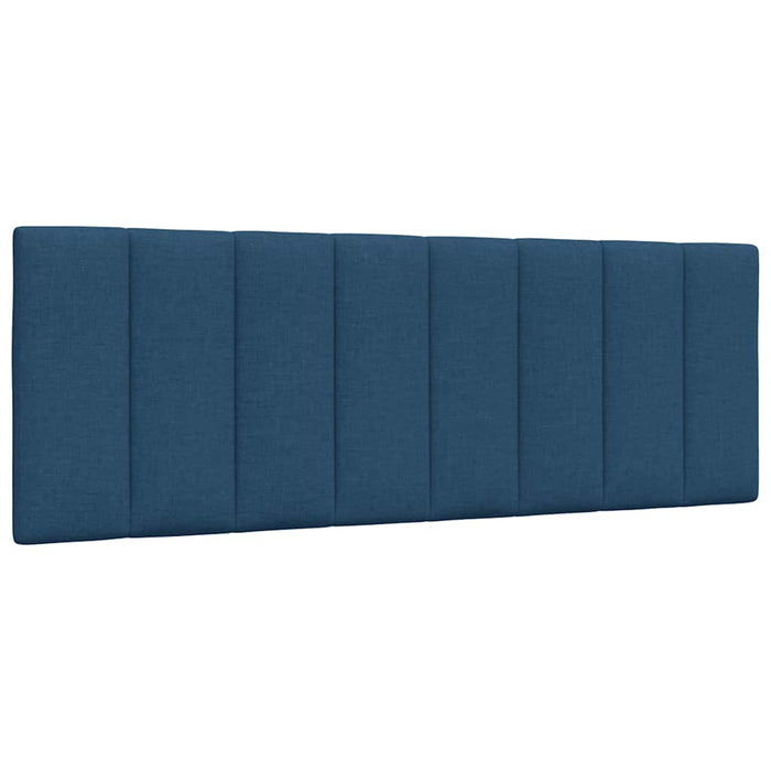 Pat cu saltea, Hanko, albastru, 120x200 cm, textil - WALTI WALTI