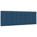 Pat cu saltea, Hanko, albastru, 120x200 cm, textil - WALTI WALTI