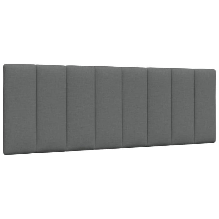 Pat cu saltea, Hanko, gri închis, 140x190 cm, textil WALTI