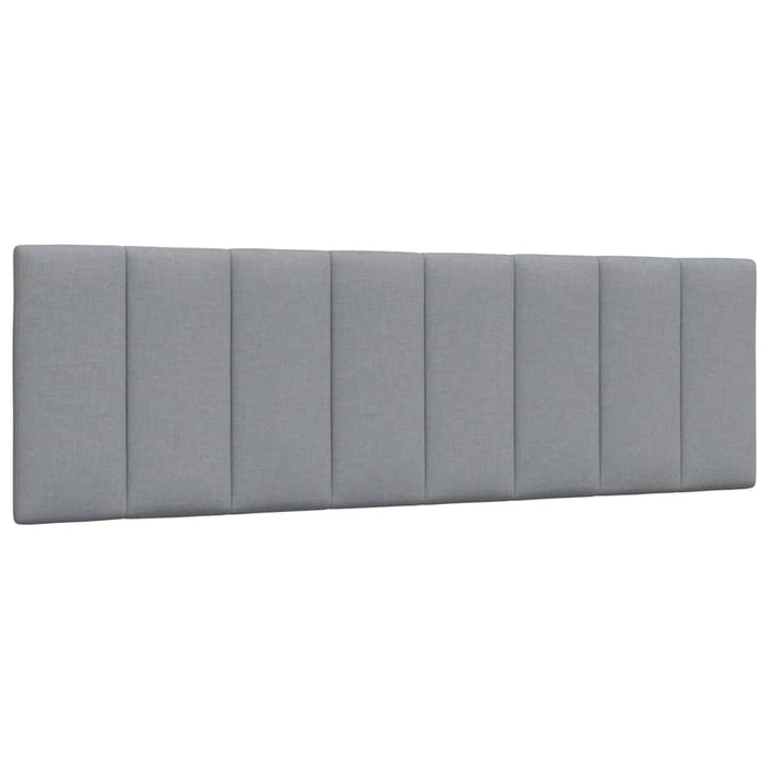 Pat cu saltea, Hanko, gri deschis, 160x200 cm, textil WALTI