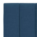 Pat cu saltea, Hanko, albastru, 180x200 cm, material textil - WALTI WALTI