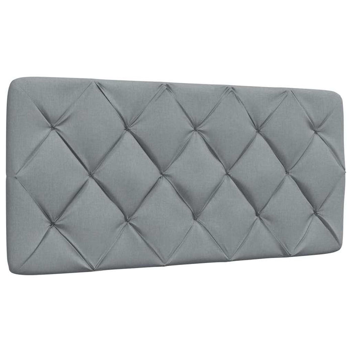 Cadru de pat fără saltea, gri deschis, 100x200 cm, textil - WALTI WALTI