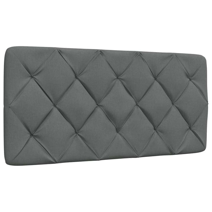 Cadru de pat fără saltea, gri închis, 100x200 cm, textil - WALTI WALTI