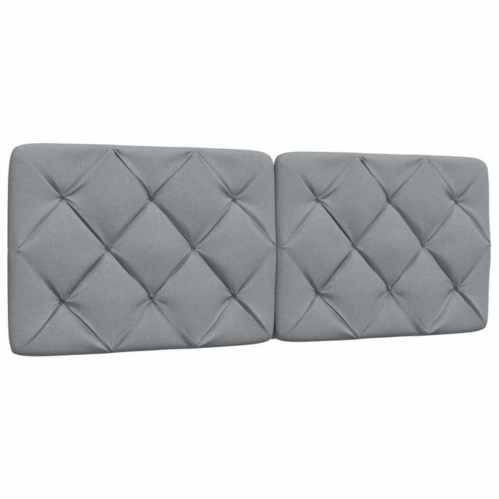 Cadru de pat fără saltea, gri deschis, 140x200 cm, textil - WALTI WALTI