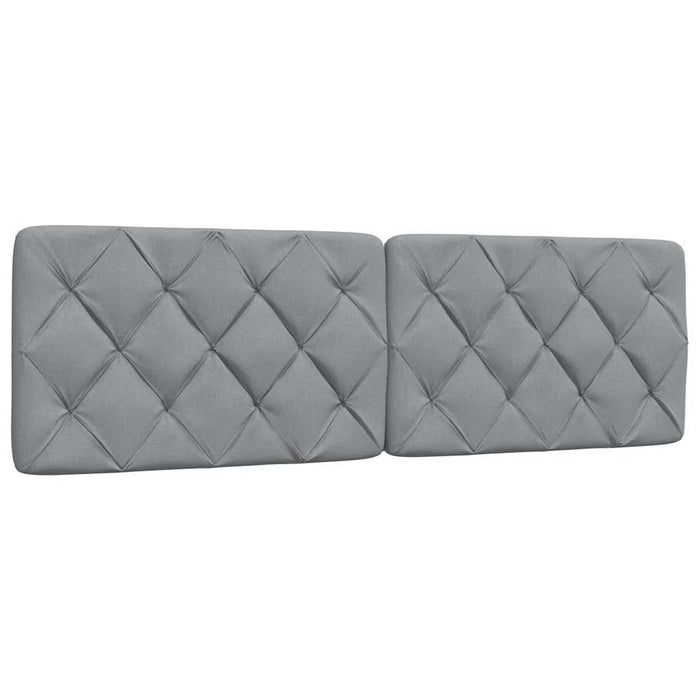 Cadru de pat fără saltea, gri deschis, 160x200 cm, textil - WALTI WALTI