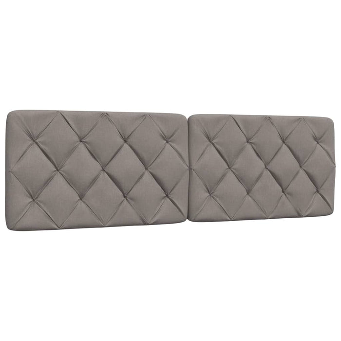 Cadru de pat fără saltea, gri taupe, 160x200 cm, textil WALTI
