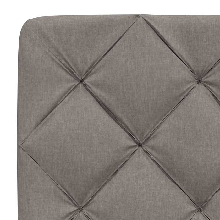 Cadru de pat fără saltea, gri taupe, 180x200 cm, textil - WALTI WALTI