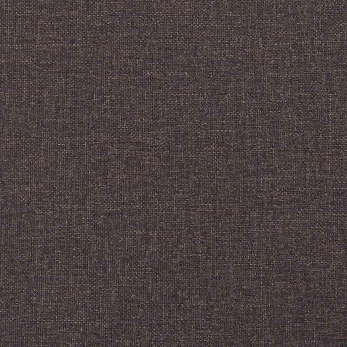 Cadru de pat fără saltea, maro închis, 200x200 cm, textil WALTI