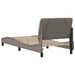 Cadru de pat cu LED fără saltea Taupe 90x190 cm Material - WALTI WALTI