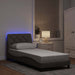 Cadru de pat cu LED fără saltea Taupe 90x200 cm Material - WALTI WALTI