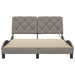 Cadru de pat cu LED fără saltea Taupe 120x200 cm Material - WALTI WALTI