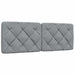 Cadru de pat cu LED fără saltea Gri deschis 140x190 cm Material - WALTI WALTI
