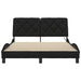 Cadru de pat cu LED fără saltea Negru 140x190 cm Material - WALTI WALTI