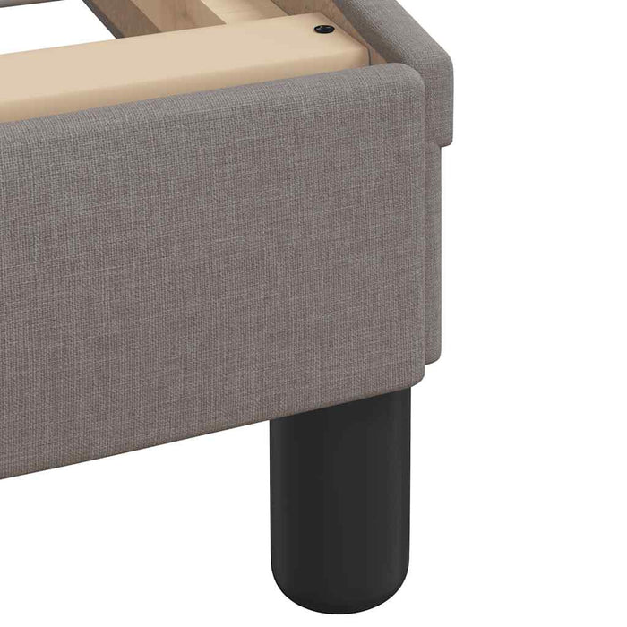 Cadru de pat cu LED fără saltea Taupe 140x190 cm Material - WALTI WALTI