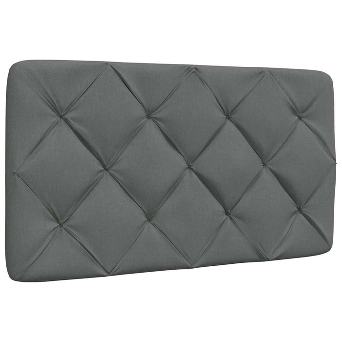Pat cu saltea, gri închis, 80x200 cm, textil - WALTI WALTI