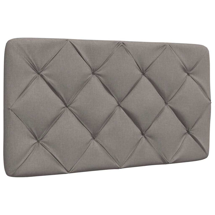 Pat cu saltea, gri taupe, 80x200 cm, textil - WALTI WALTI