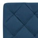 Pat cu saltea, albastru, 80x200 cm, textil - WALTI WALTI