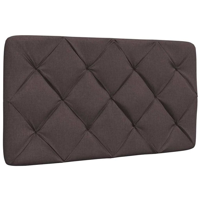 Pat cu saltea, maro închis, 90x190 cm, textil - WALTI WALTI