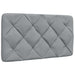 Pat cu saltea, gri deschis, 90x200 cm, textil - WALTI WALTI