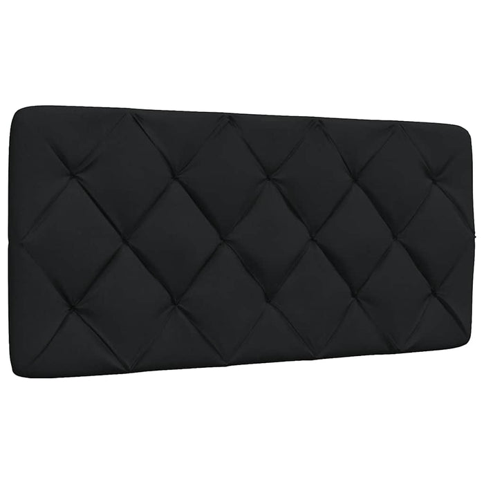 Pat cu saltea, negru, 100x200 cm, textil - WALTI WALTI