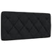 Pat cu saltea, negru, 100x200 cm, textil - WALTI WALTI