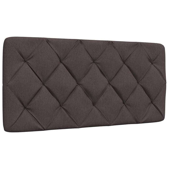 Pat cu saltea, maro închis, 100x200 cm, textil - WALTI WALTI