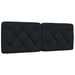 Pat cu saltea, negru, 120x200 cm, textil - WALTI WALTI