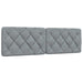 Pat cu saltea, gri deschis, 160x200 cm, textil - WALTI WALTI