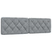 Pat cu saltea, gri deschis, 180x200 cm, material textil - WALTI WALTI