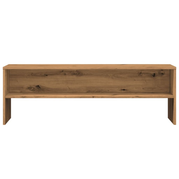 Dulap TV, stejar artizanal, 120x40x40 cm, lemn prelucrat - WALTI WALTI