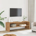 Dulap TV, stejar artizanal, 120x40x40 cm, lemn prelucrat - WALTI WALTI