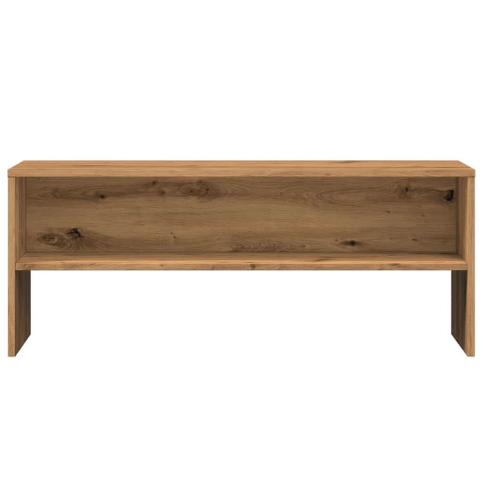 Dulap TV, stejar artizanal, 100x40x40 cm, lemn prelucrat - WALTI WALTI