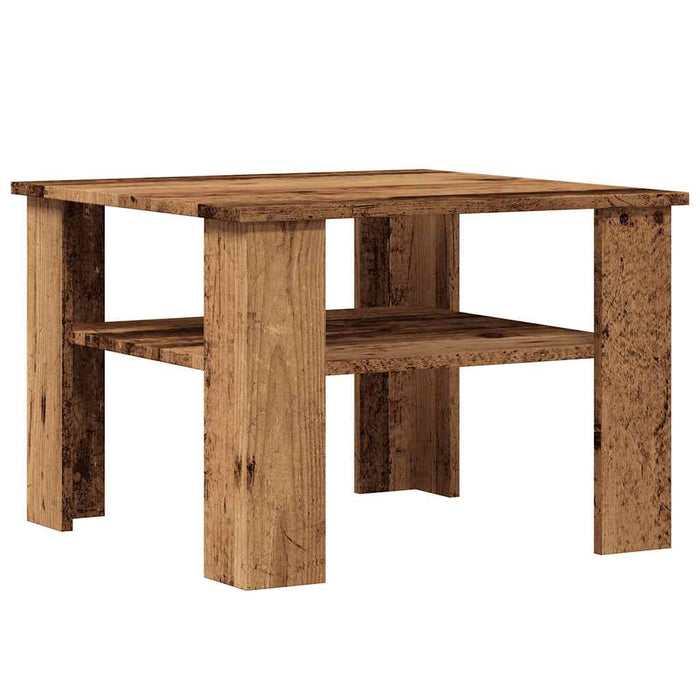 Masuta de cafea din lemn vechi 60x60x42 cm lemn prelucrat - WALTI WALTI