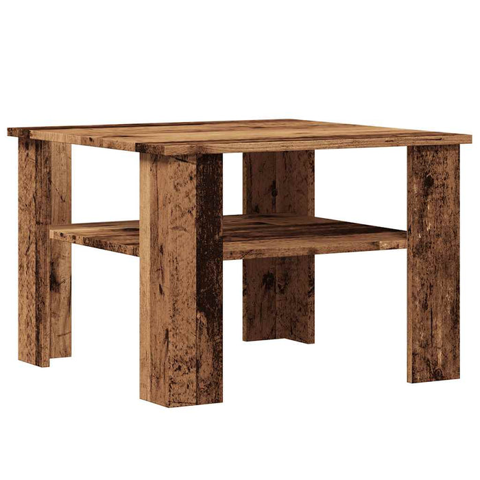 Masuta de cafea din lemn vechi 60x60x42 cm lemn prelucrat - WALTI WALTI