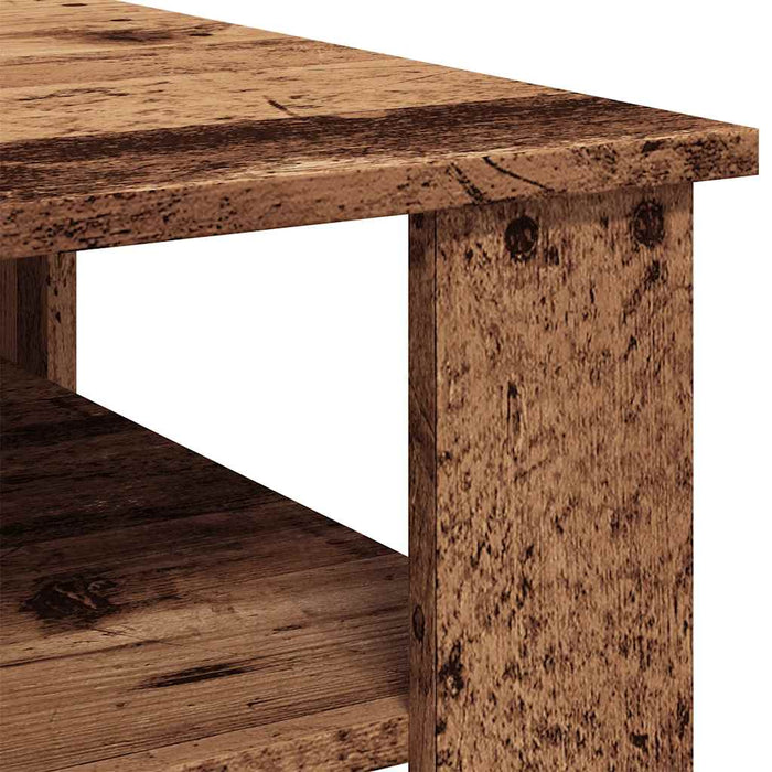 Masuta de cafea din lemn vechi 60x60x42 cm lemn prelucrat - WALTI WALTI
