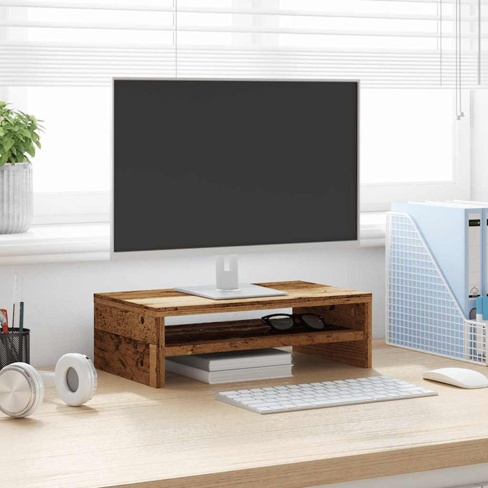 Suport pentru monitor Lemn vechi 42x24x13 cm Lemn prelucrat - WALTI WALTI