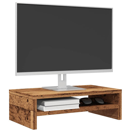 Suport pentru monitor Lemn vechi 42x24x13 cm Lemn prelucrat - WALTI WALTI