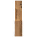 Rafturi cub perete stejar artizanal 68x15x68 cm, lemn prelucrat - WALTI WALTI