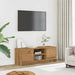 Dulap TV, stejar artizanal, 102x30x37,5 cm, lemn prelucrat - WALTI WALTI
