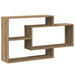 Raft de perete, stejar artizanal, 104x20x58,5 cm lemn prelucrat - WALTI WALTI