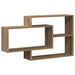Raft de perete, stejar artizanal, 104x20x58,5 cm lemn prelucrat - WALTI WALTI