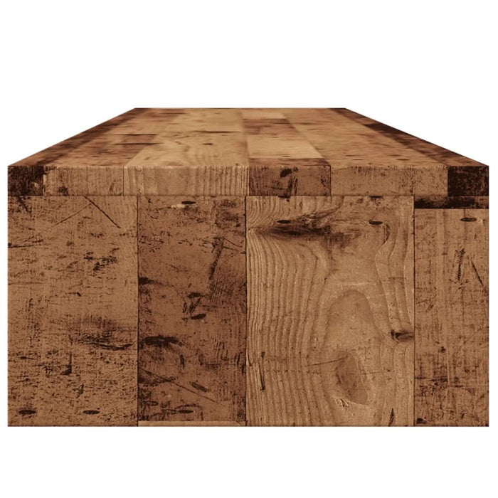 Suport monitor, lemn vechi, 100 x 24 x 13 cm, lemn prelucrat - WALTI WALTI