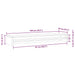 Suport monitor, lemn vechi, 100 x 24 x 13 cm, lemn prelucrat - WALTI WALTI