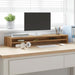 Suport monitor, stejar artizanal, 100x24x13 cm, lemn prelucrat - WALTI WALTI