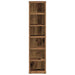 Dulap CD-uri, lemn vechi, 21x20x88 cm, lemn compozit - WALTI WALTI