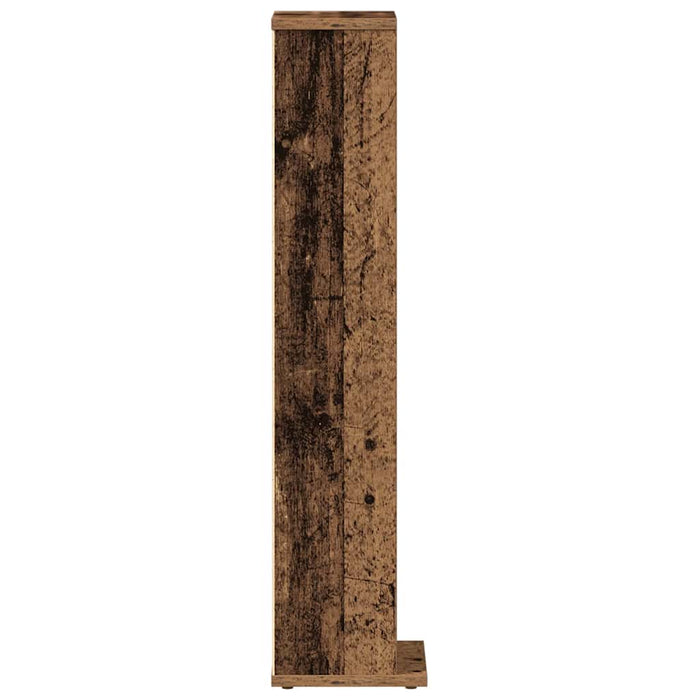 Dulap CD-uri, lemn vechi, 21x20x88 cm, lemn compozit - WALTI WALTI